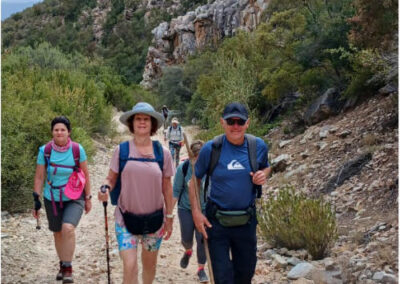 Kammanasie Camino Hiker group on trail