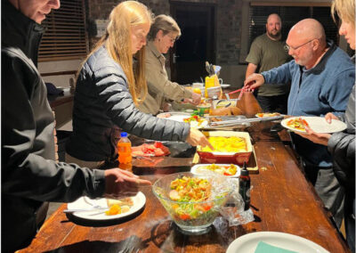 Kammanasie Camino dinner serving